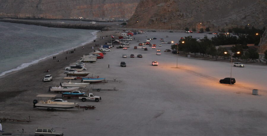 Musandam Strand nacht